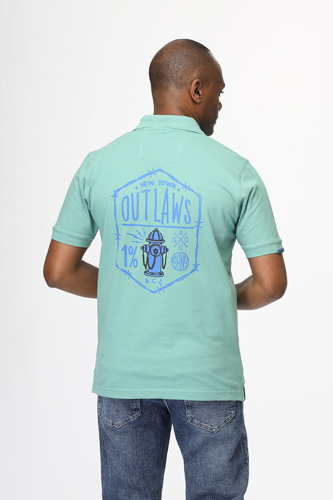 Polo Shirt Regular Fit Green