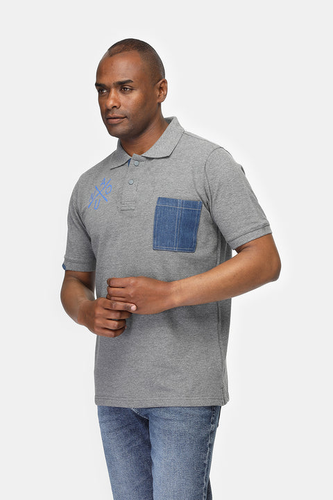 Polo Shirt Regular Fit Gray