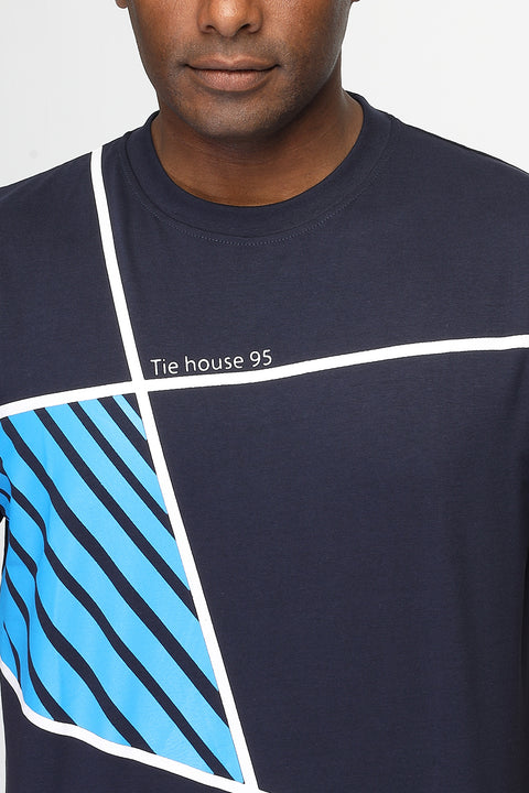 Regular Fit T-Shirt Dark Blue