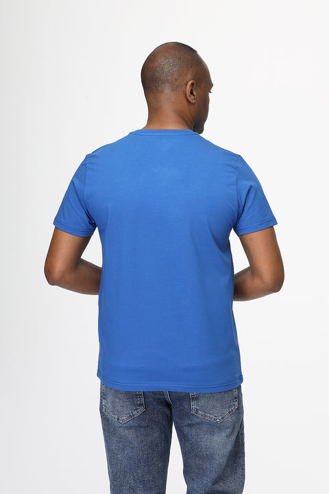 Regular Fit T-Shirt V Blue