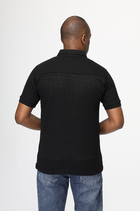 Polo Shirt Regular Fit Black