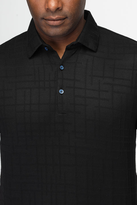 Polo Shirt Regular Fit Black