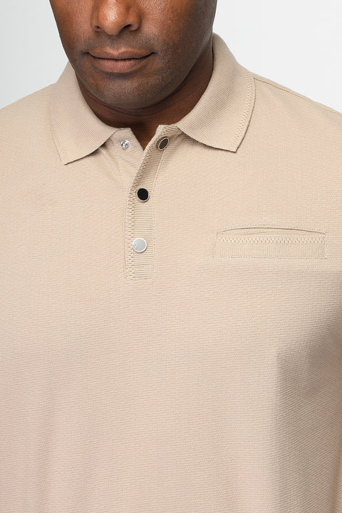 Polo Shirt Regular Fit Beige