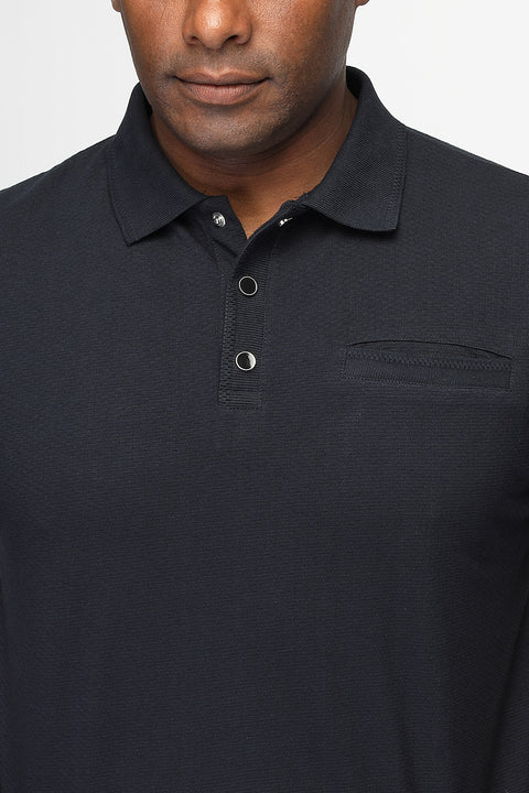 Polo Shirt Regular Fit Dark Blue