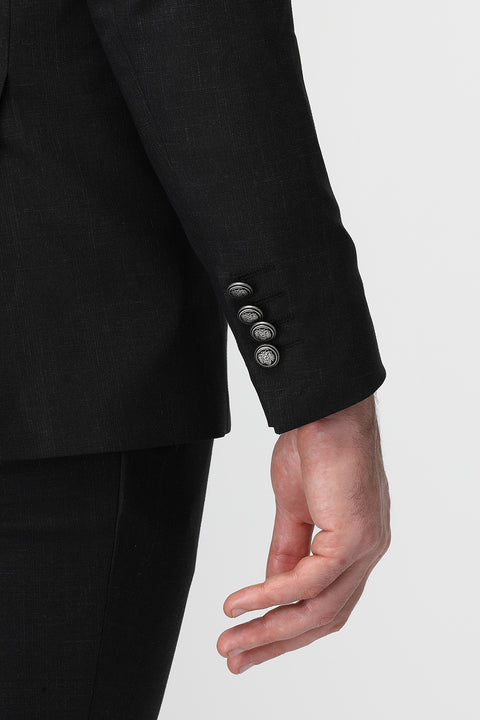 Slim Fit Suit Black