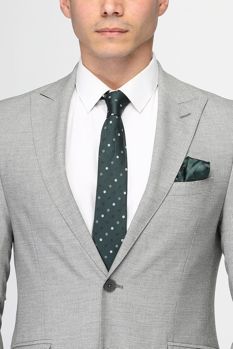 Slim Fit Suit Light Gray