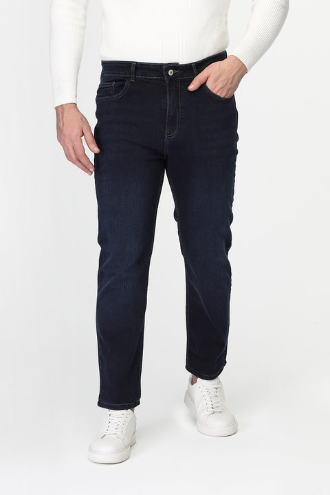 Relax Fit Trousers Jeans Dark Blue