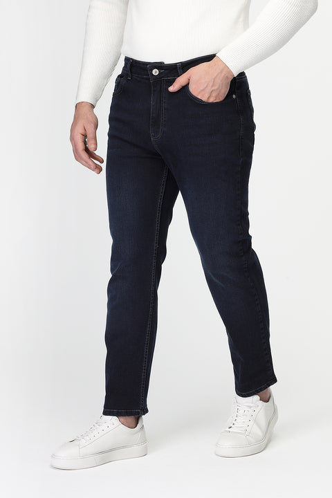 Relax Fit Trousers Jeans Dark Blue