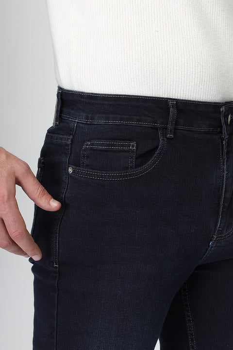 Relax Fit Trousers Jeans Dark Blue