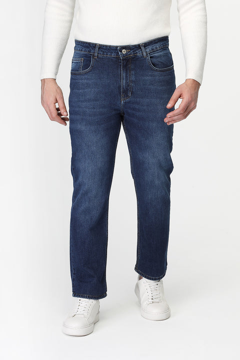 Relax Fit Trousers Jeans Blue