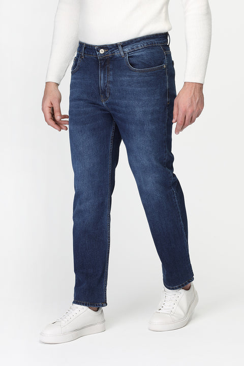 Relax Fit Trousers Jeans Blue