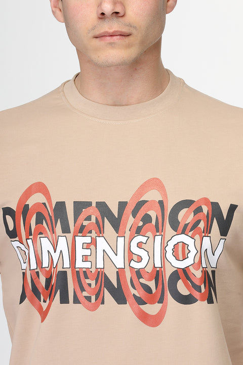 Over Size T-Shirt Beige