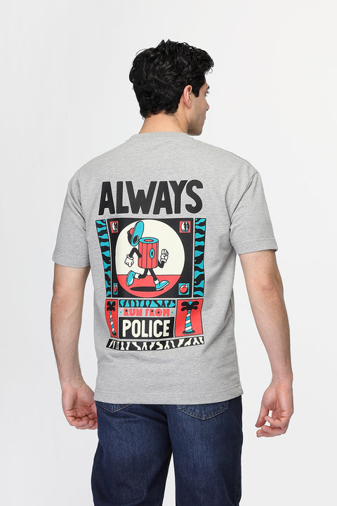 Over Size T-Shirt Gray