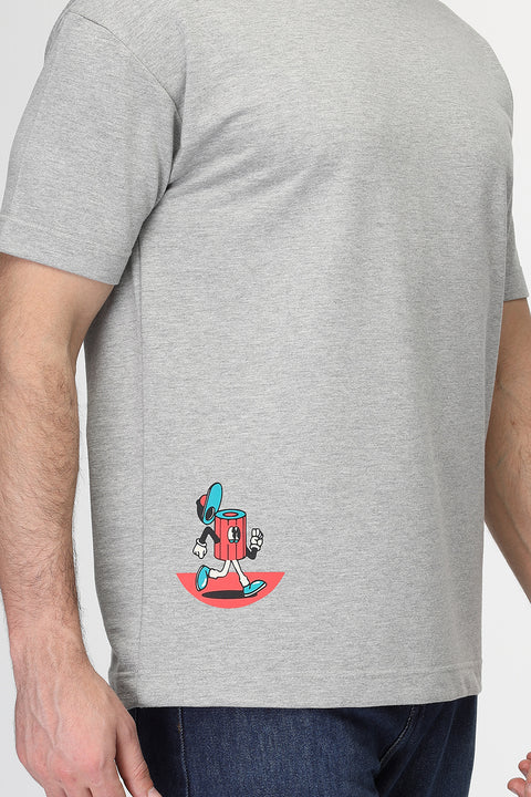 Over Size T-Shirt Gray