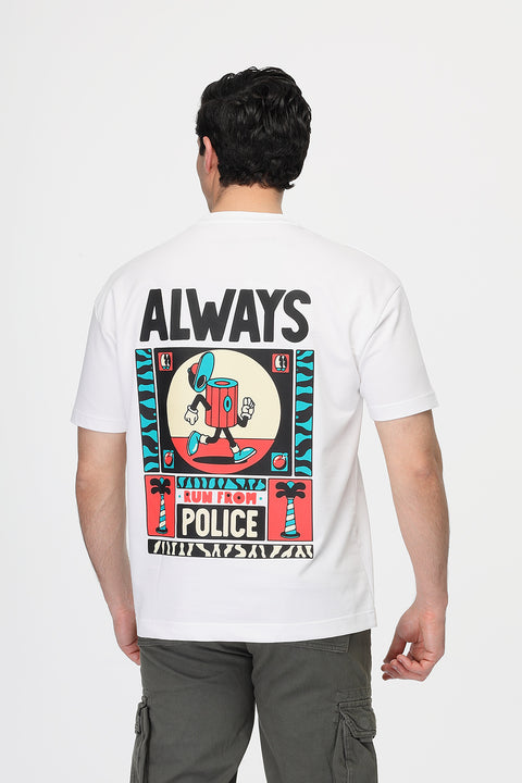Over Size T-Shirt White