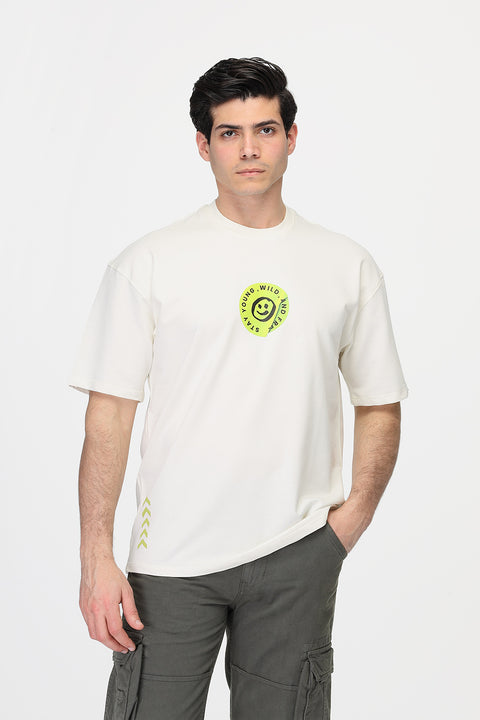 Over Size T-Shirt Off White