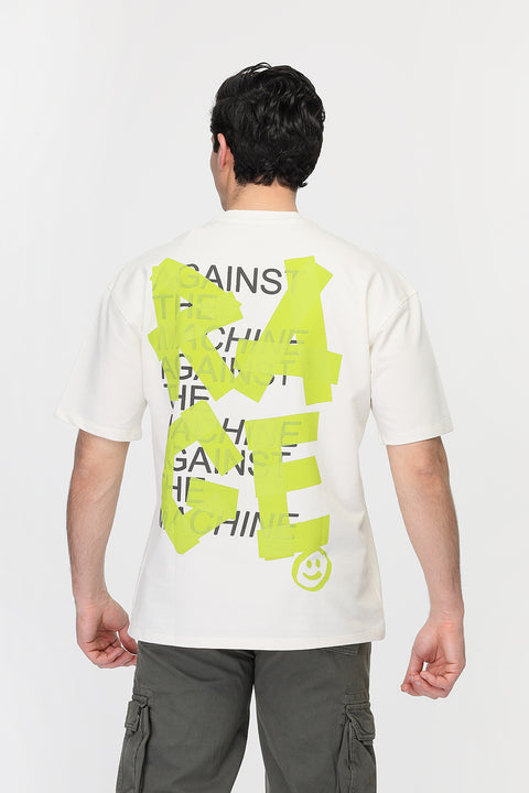Over Size T-Shirt Off White