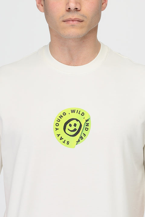 Over Size T-Shirt Off White