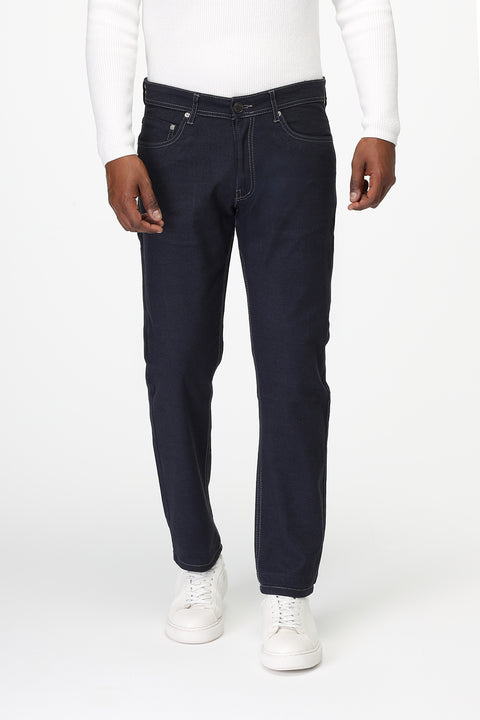 Regular Fit Trousers Jeans Dark Blue