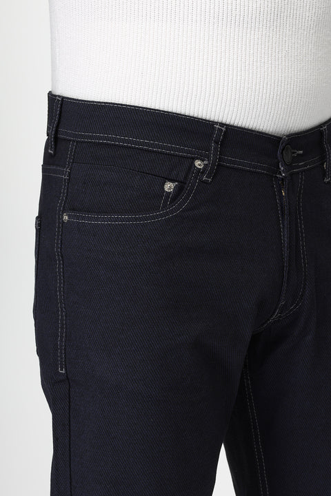 Regular Fit Trousers Jeans Dark Blue