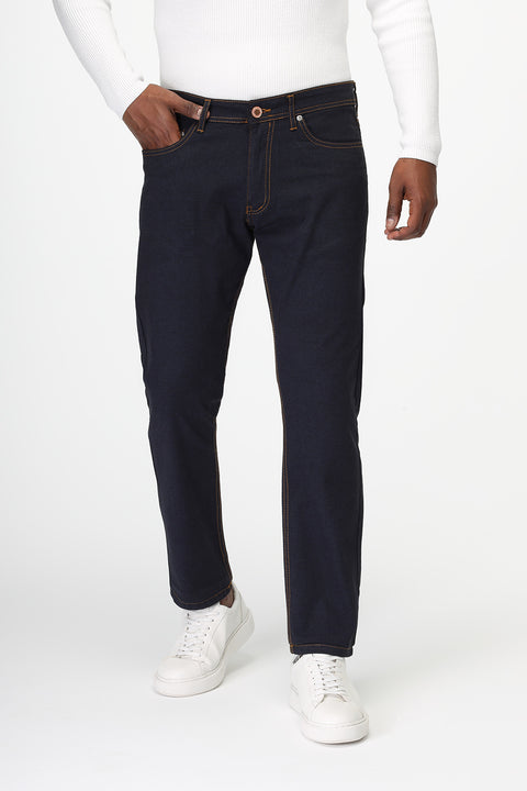 Regular Fit Trousers Jeans Dark Blue