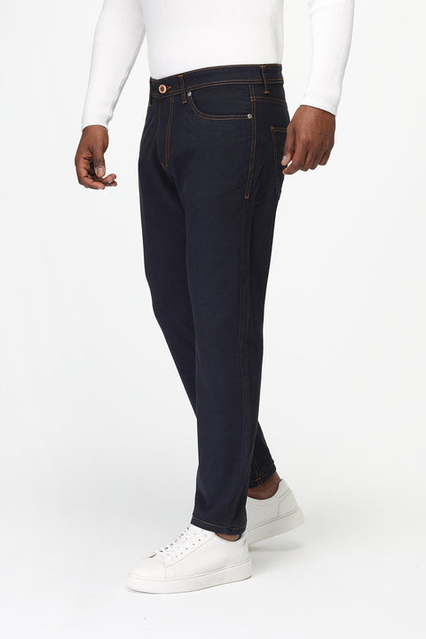 Regular Fit Trousers Jeans Dark Blue