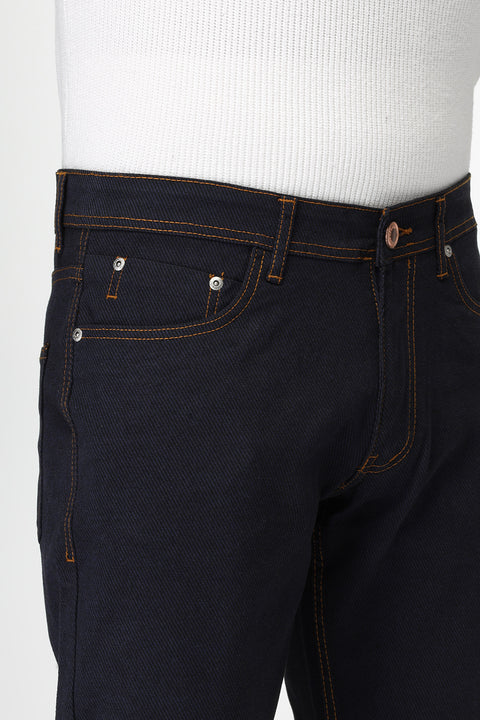 Regular Fit Trousers Jeans Dark Blue