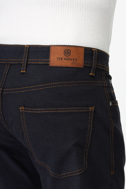 Regular Fit Trousers Jeans Dark Blue