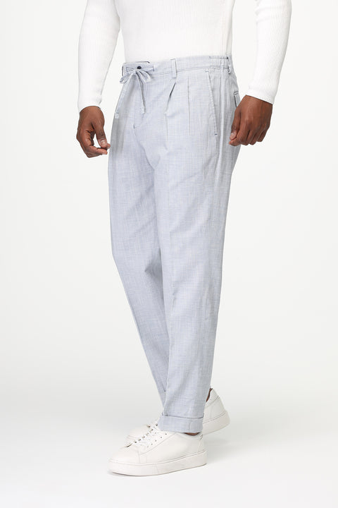 Regular Fit Classic Pants Light Blue