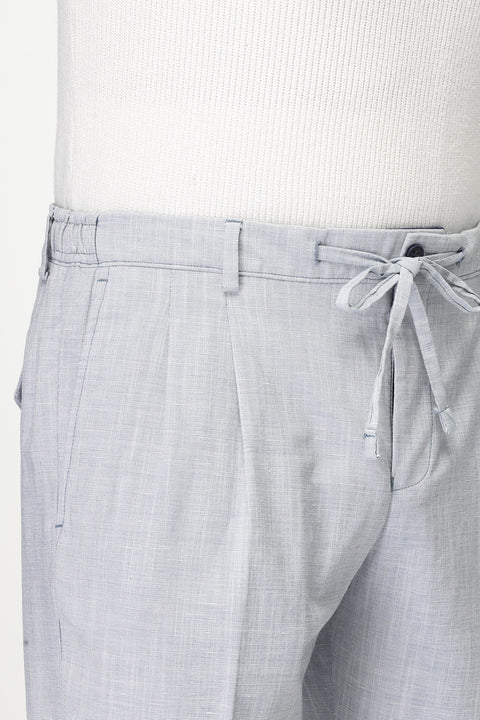 Regular Fit Classic Pants Light Blue