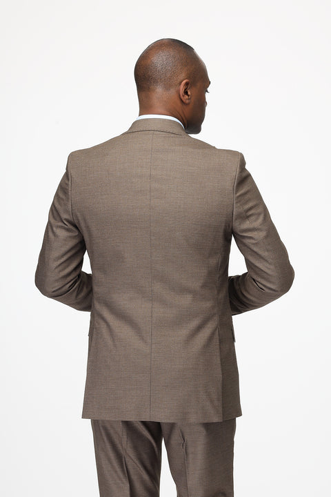 Slim Fit Suit Beige