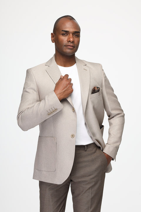 Regular Fit Blazer Beige