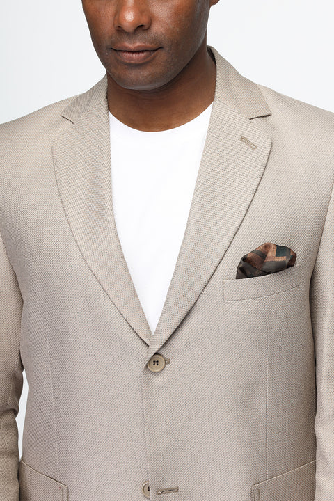 Regular Fit Blazer Beige