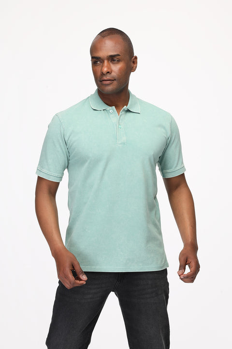 Polo Shirt Regular Fit Light Green