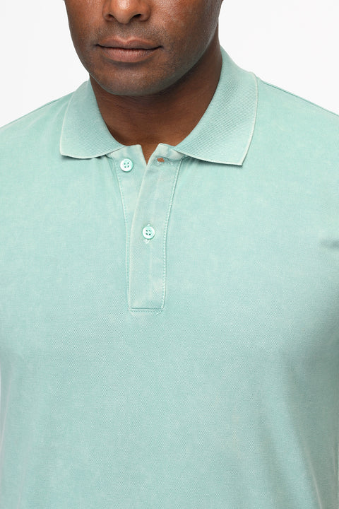 Polo Shirt Regular Fit Light Green