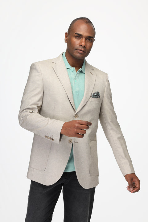 Regular Fit Blazer Beige