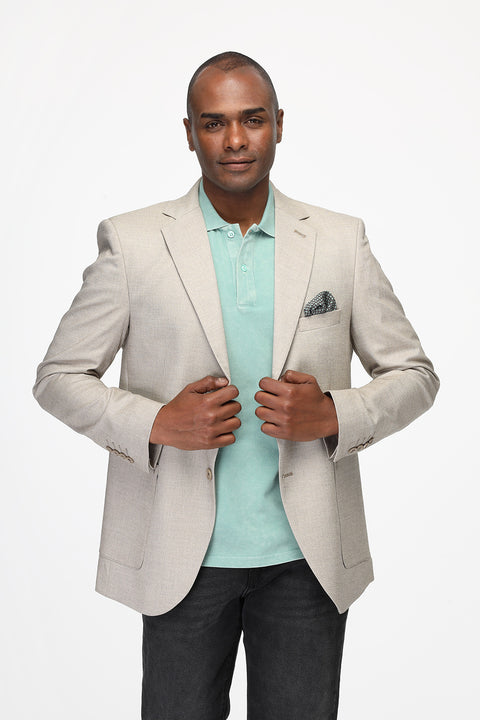 Regular Fit Blazer Beige