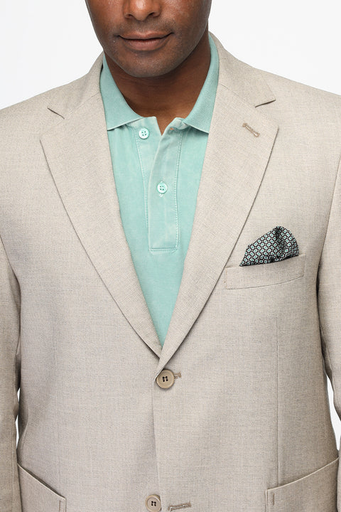Regular Fit Blazer Beige