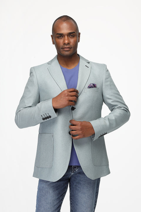 Regular Fit Blazer Green