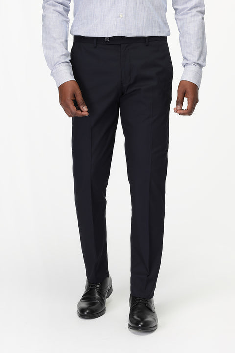 Slim Fit Classic Pants Dark Blue