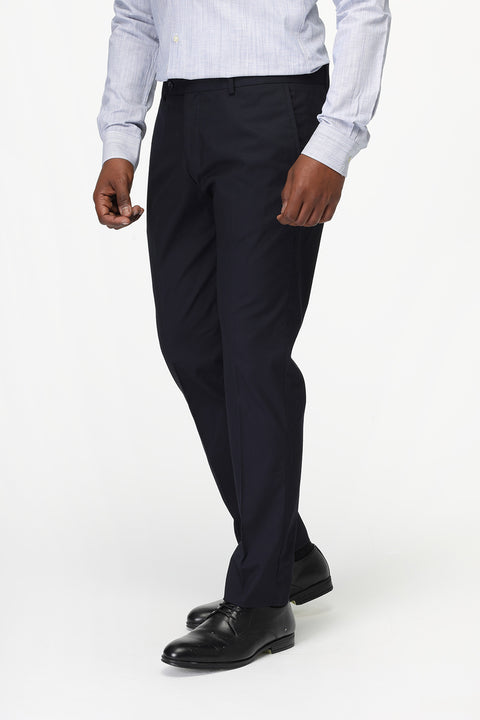 Slim Fit Classic Pants Dark Blue
