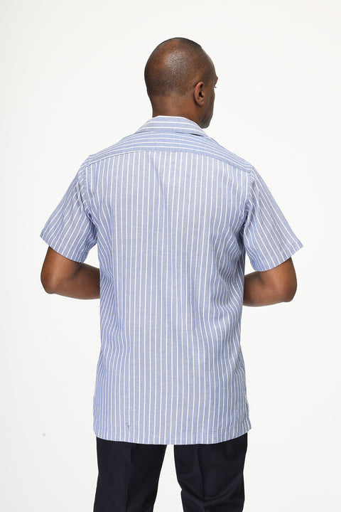 New Fit Shirt Half Blue