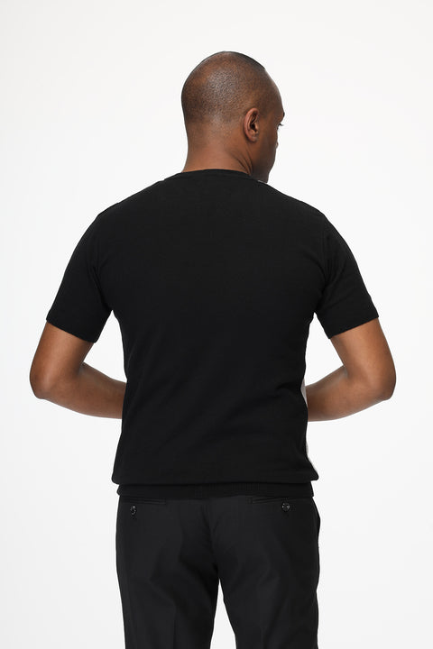 Regular Fit T-Shirt Knitted Gray