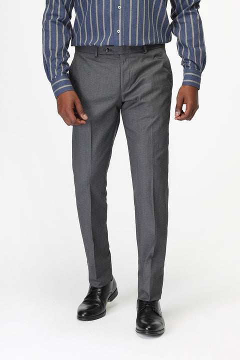 Slim Fit Classic Pants Gray