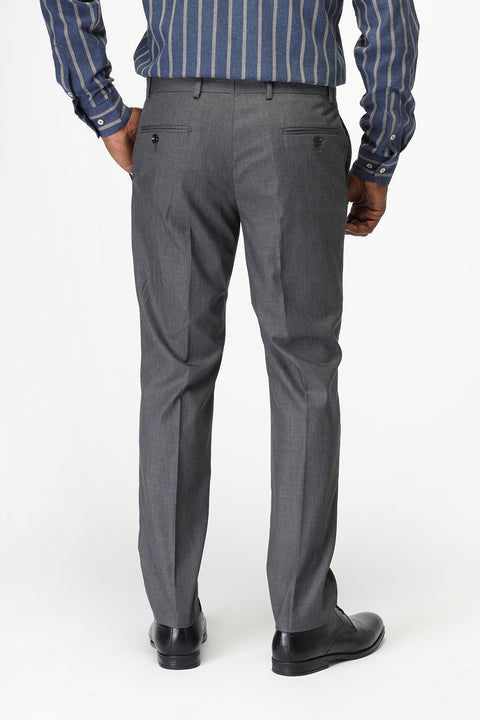 Slim Fit Classic Pants Gray