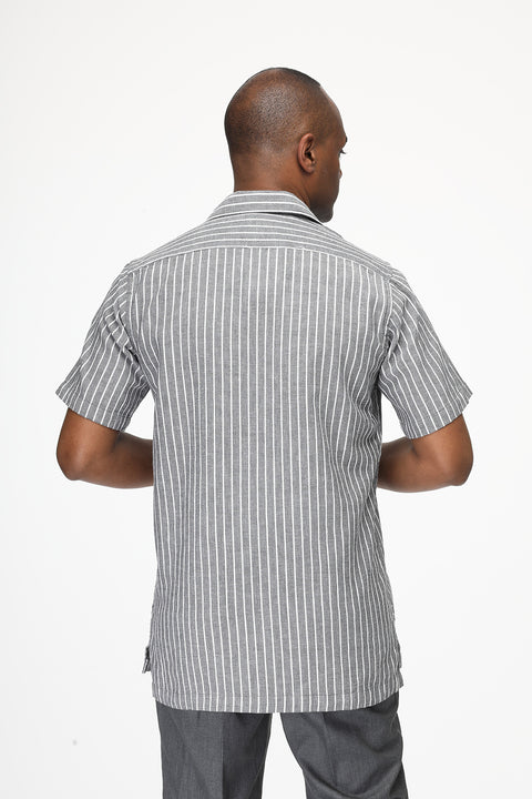 New Fit Shirt Half Gray