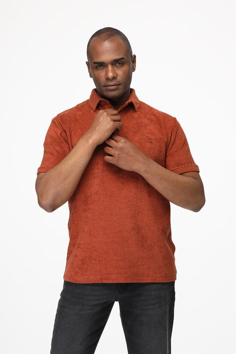 Polo Shirt Regular Fit Orange