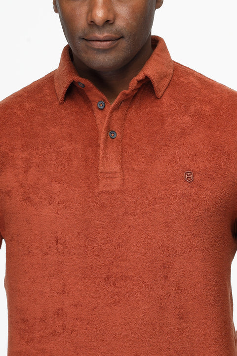 Polo Shirt Regular Fit Orange