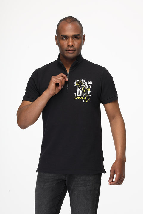 Polo Shirt Regular Fit Black