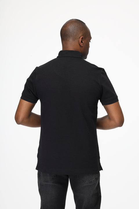 Polo Shirt Regular Fit Black